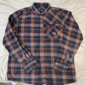 Fox Racing Drezzy Plaid Flannel Shirt XXL